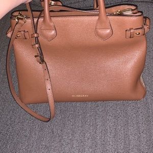 Tan Burberry bag